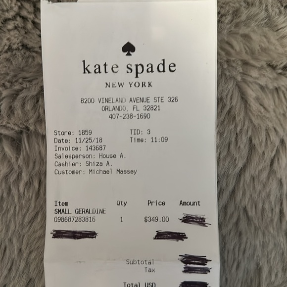 NEW Unused Kate Spade Handbag - Picture 7 of 7